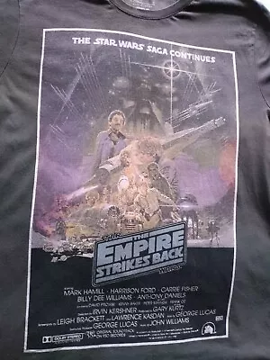 Buy Vintage Star Wars The Empire Strikes Back Slate T Shirt 2x Large Lucasfilm • 9.99£