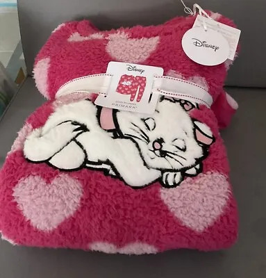 Buy Ladies Disney Aristocat Marie Cat Fleece Pyjamas Women Warm Cosy Winter PJ 18-20 • 28.50£