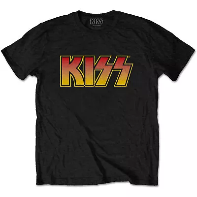 Buy Kiss Classic Logo Black T-Shirt NEW OFFICIAL • 15.19£