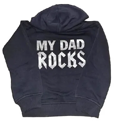 Buy MY DAD ROCKS Black Hoodie 6-12 Month Darkside ROCK Clothing  NEW Stock Clearance • 15£