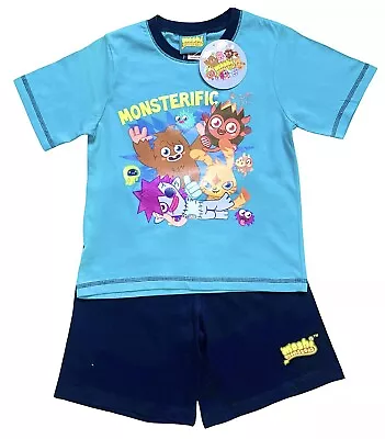 Buy Moshi Monsters Boys Shorts Pyjamas Nightwear 6-7 & 7-8 Years • 8.99£
