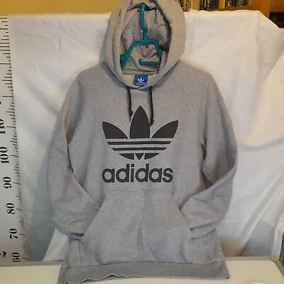 Buy Adidas Trefoil Grey Pullover Hoodie Size Large. • 16.50£