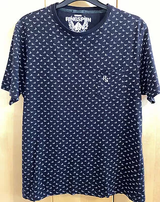 Buy Ringspun Black Scorpion T Shirt Size Large Short Sleeve Cotton  • 3.99£