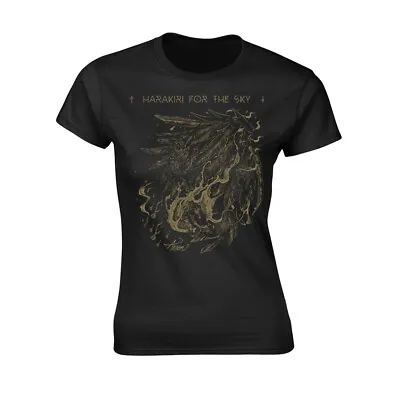 Buy HARAKIRI FOR THE SKY - ARSON GOLD BLACK T-Shirt, Girlie  Womens: 14 • 8.22£