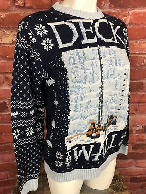 Buy NWT Game Of Thrones Holiday Deck The Wall Christmas Sweater Women's M F56 • 14.09£