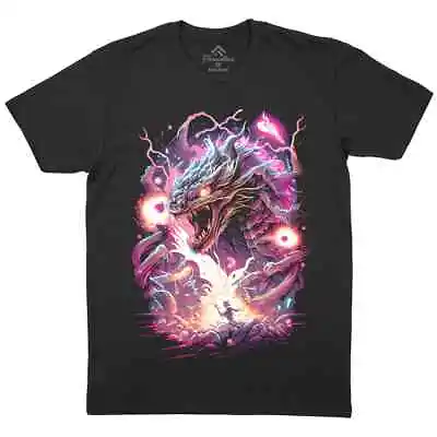 Buy Dragon In Flames T-Shirt Horror Art Japanese Chinese Hydra Serpent In Fire E191 • 13.99£