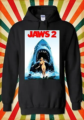 Buy Jaws 2 Steven Spielberg Shark Attack Men Women Unisex Top Hoodie Sweatshirt 2113 • 17.95£