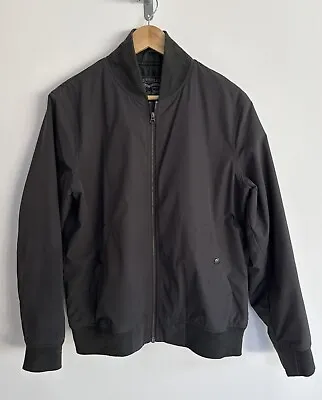 Buy Levis Black Bomber Jacket Thermore Lined Mens Medium ***Vgc*** • 32.99£