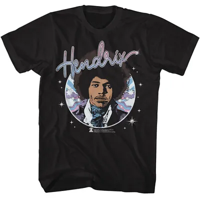 Buy Jimi Hendrix Psychadelic Circle Stars Men's T Shirt Rock Band Music Merch • 40.37£