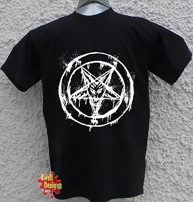 Buy PENTAGRAM Goth Rock Pagan Occult T Shirt All Sizes • 13.99£