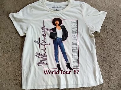 Buy Women's Whitney Houston 1987 World Tour Concert T Shirt SZ XL Made In 2022  • 12.75£