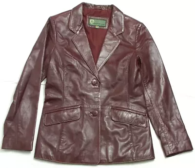 Buy HIDEPARK Women's Leather Blazer Size S • 27£