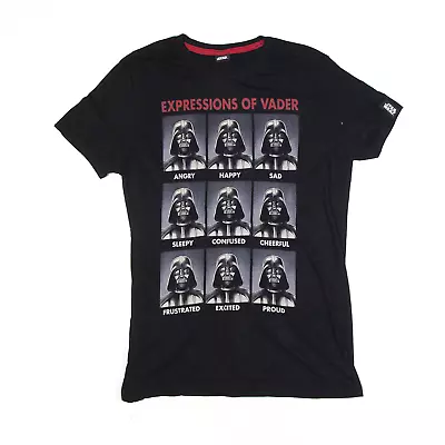 Buy STAR WARS Mens Darth Vader T-Shirt Black Short Sleeve S • 4.99£