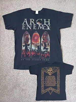 Buy Arch Enemy 2017 Tour T-Shirt - Size M - Heavy Death Metal - Amon Amarth Soilwork • 14.99£
