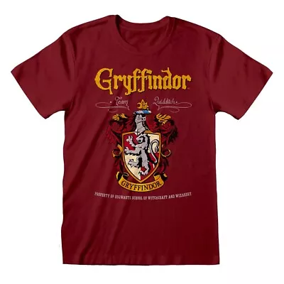 Buy Harry Potter Gryffindor Red Crest T-Shirt • 14.99£