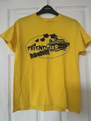 Buy Exclusive Disney Cruise Line Friendship Rocks Kid’S T-Shirt DCL Mickey Mouse L • 8£