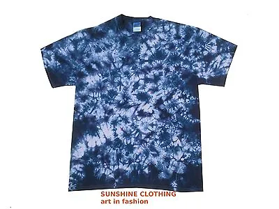 Buy T Shirt Tie Dye, All Sizes, Deep Purple Fractal, Hand Crafted In The UK • 14.75£