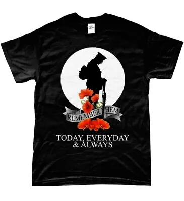 Buy Rememberance Day  Mens TShirt Lest We Forget The Royal British Legion Unisex Tee • 24.99£