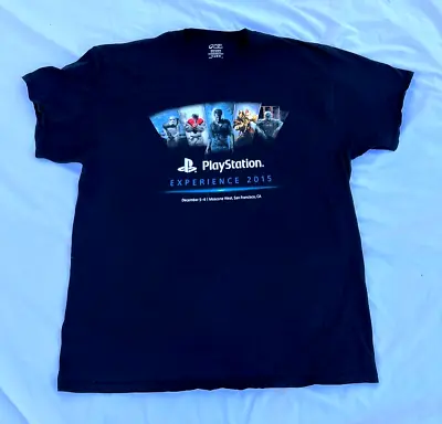 Buy PlayStation Experience PSX 2015 T-Shirt Size Xlg  I Was There!  San Francisco • 10.10£