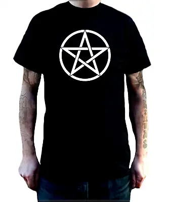Buy Pentacle T Shirt - Pagan Witchcraft - Gothic Unisex Pentagram Tee  Occult Tshirt • 11.99£