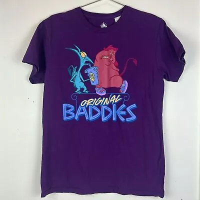 Buy Disney Park Original Baddies Hercules Pain And Panic Purple T-Shirt Size Medium • 24.02£