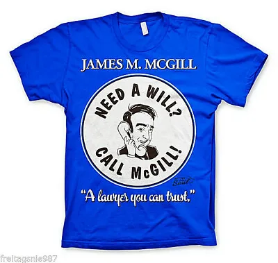 Buy Better Call Saul Call Mcgill T-Shirt Cotton Officially Licensed • 27.77£