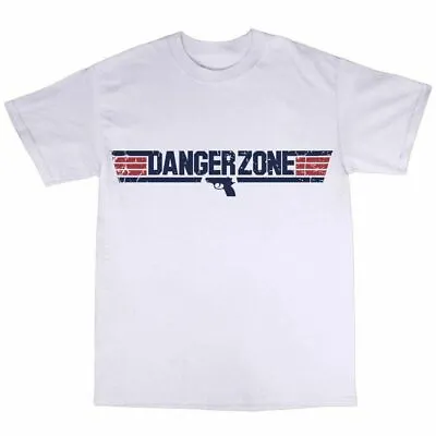Buy Danger Zone Top Gun T-Shirt  Maverick Goose Fly 100% Retro Gift White S- 3xl   • 6.99£
