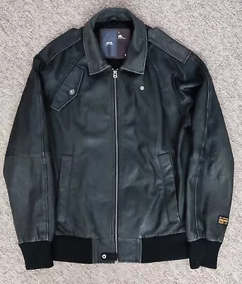 Buy G Star RAW 100% Lamb Leather Bomber Jacket • 49.99£
