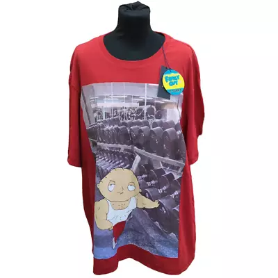 Buy Matalan Mens Red Family Guy Stewie T-Shirt 3XL • 3£