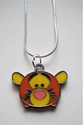 Buy Disneys Winnie The Poohs Friend Tigger Sterling Silver & Enamel Pendant Necklace • 5£
