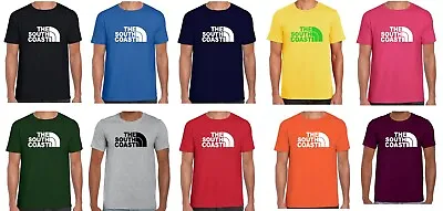 Buy SOUTH COAST North Face Inspired T-shirt SOUTHERNERS, POMPEY ETC SMALL TO 3XL • 9.99£