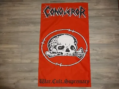 Buy Conqueror Flag Flagge Poster Black Metal Revenge Archgoat Taake 6666 • 25.69£