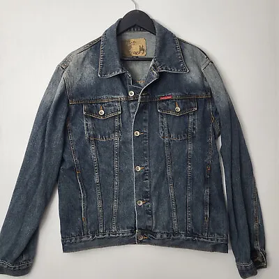 Buy Vintage You & Me Jeans Denim Jacket Y2K XL Blue Button Pockets Unisex • 11.95£