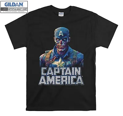 Buy Marvel Captain America Comic T-shirt Gift Hoodie Tshirt Men Women Unisex F376 • 13.99£