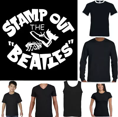 Buy STAMP OUT THE BEATLES T-Shirt Mens Funny As Worn By George Harrison Unisex Top • 12.99£