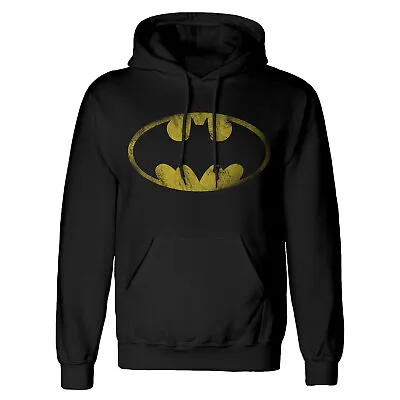 Buy DC Batman - Distressed Jumbo Logo (Pullover) • 32.99£