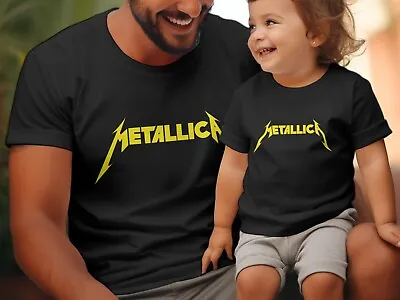 Buy Metallica T Shirt - Baby Or Adult - Smiley Face -Heavy Metal Rock Music • 10.99£