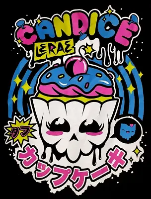 Buy 👊WWE👊Exclusive👊CANDICE LERAE Cupcake T-SHIRT👊Large👊Pro Wrestling Crate👊NEW • 10.99£