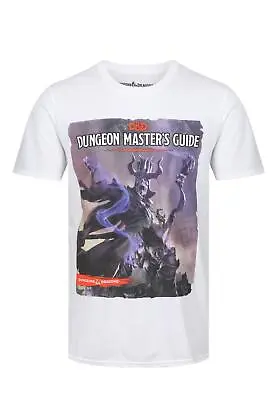 Buy Dungeons And Dragons Master Guide T-shirt Short Sleeve Crew Neck Cotton Logo Tee • 9.07£