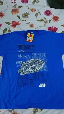 Buy Haynes Star Wars Millennium Falcon Men's T-Shirt Extra Large  • 15£