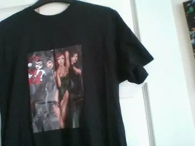 Buy Mens DC COMICS Catwoman Harley Ivy B Widow T-Shirt Top Tee Gift Size M • 12£