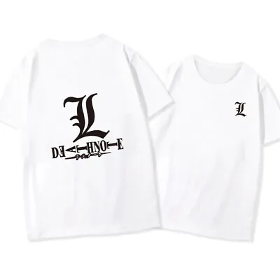 Buy Death Note Ryuuku T-shirt Graphic Tee Unisex Short Sleeved Summer Top S-3XL • 13.19£