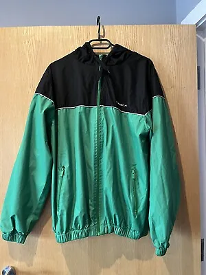 Buy Men’s Celtic Football Club Black And Green Full Zip Hooded Jacket Size Large • 8£