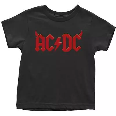 Buy AC/DC Kids T-Shirt Horns - Official Product - Ages 1 To 5 Years - Free Postage • 12.95£
