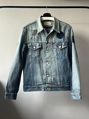 Buy Levi's Roots X Rebels New York Limited Edition Denim Painted Jacket Size Medium • 47.25£