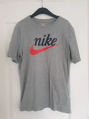 Buy Nike Medium 1971 Logo Swoosh Mens Grey T Shirt Rare • 9£