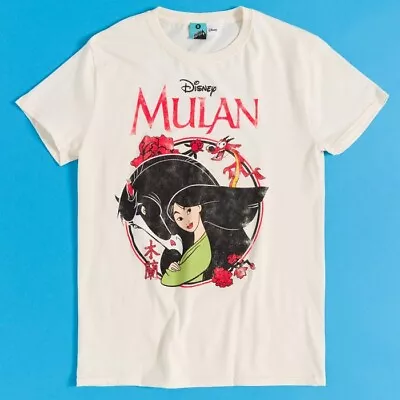 Buy Official Disney Mulan Natural T-Shirt : M • 19.99£