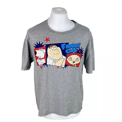 Buy Family Guy T Shirt Medium Grey Graphic Vintage TV Movie Tee Hipster Y2k • 22.50£