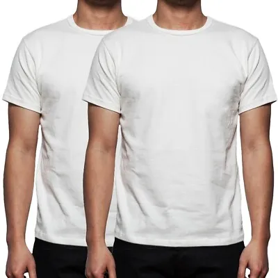 Buy Mens Plain T-shirt Trendy Stylish Multi Colours Xs,s,m,l,xl,xxl • 12£