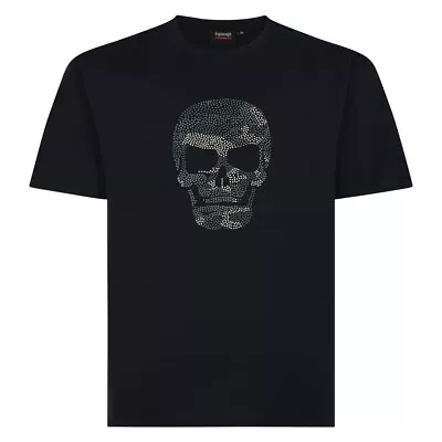 Buy Espionage Black  Camo Skull Print T388 Tee Shirt 2xl3xl4xl5xl6xl7xl8xl • 19.99£